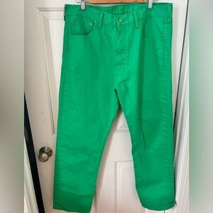 Levi's Bright Green 501 Jeans